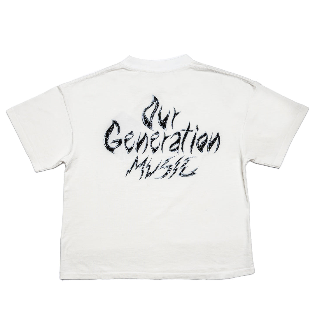 White Icon Tee